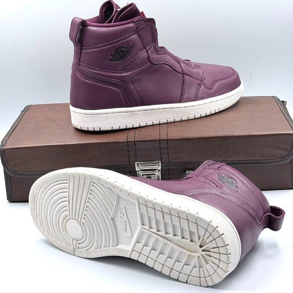 Wmns Air Jordan 1 Retro High Zip 'Bordeaux' - Picture 6 of 13